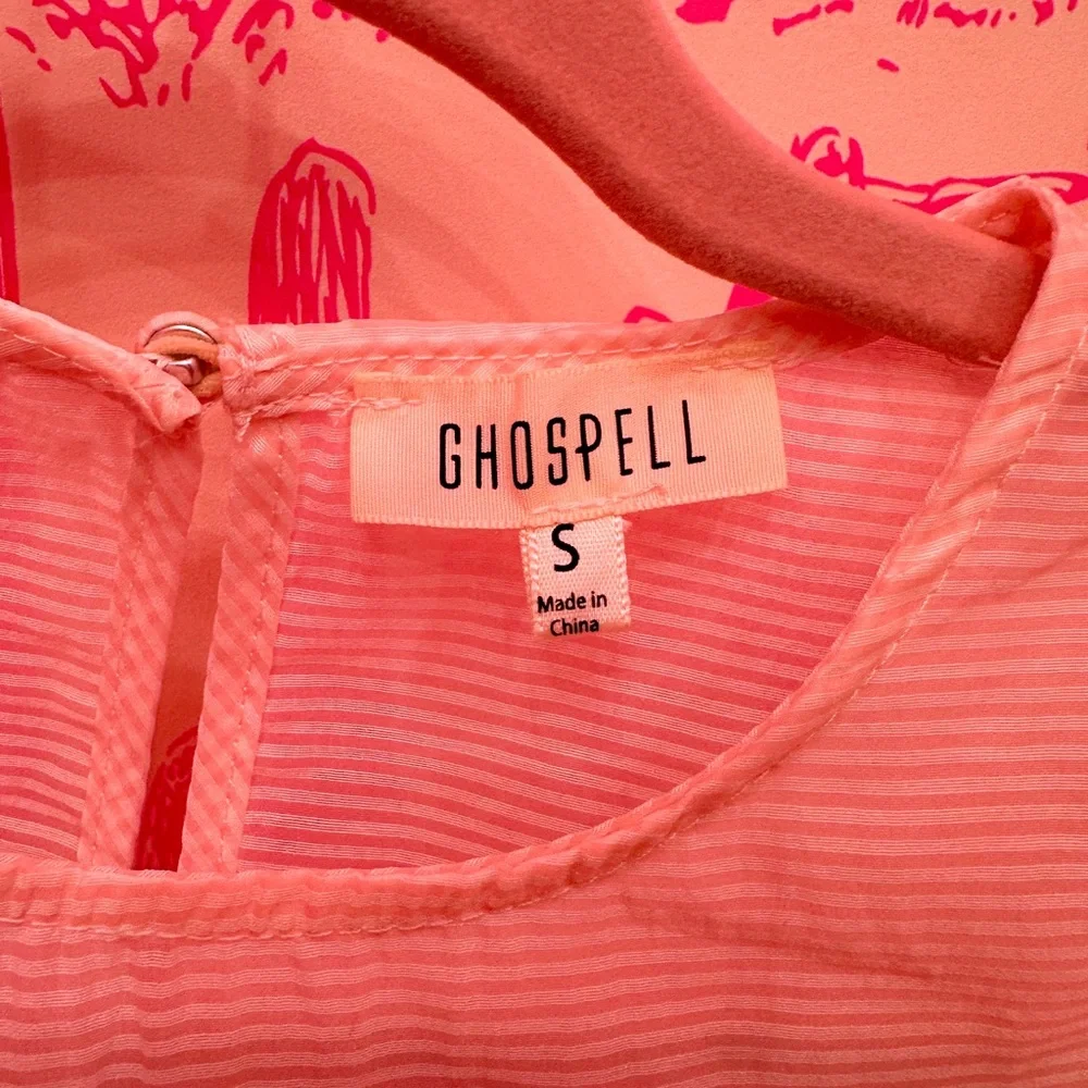 Chopova Lowena Pink Ruffle Blouse - Picture 6 of 6